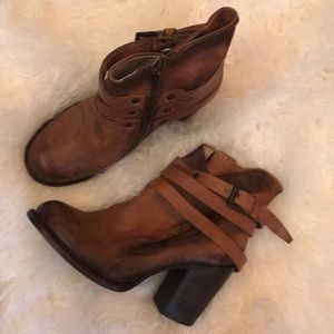 Freebird real leather booties